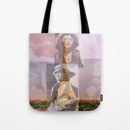 Under the Eiffel Tower in Paris Tote Bag