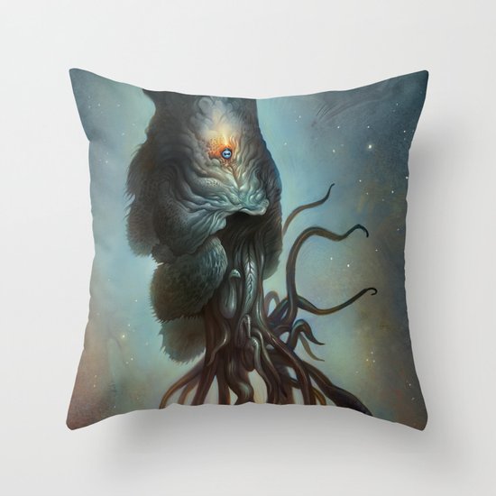 Yawanpok the Void Menace Throw Pillow