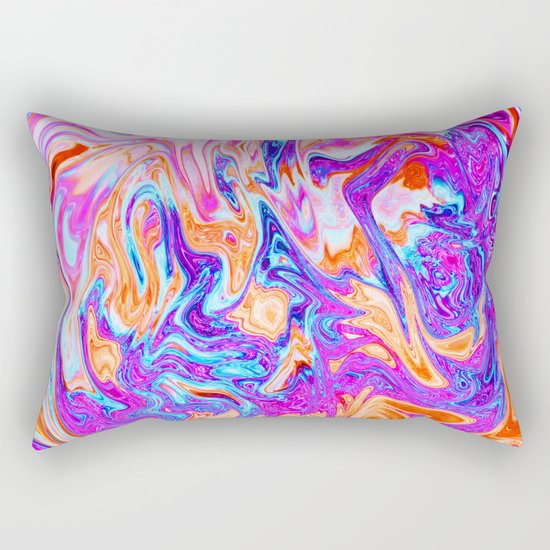 Marbled I Rectangular Pillow