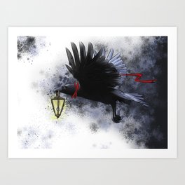 Crow - The Messanger Art Print