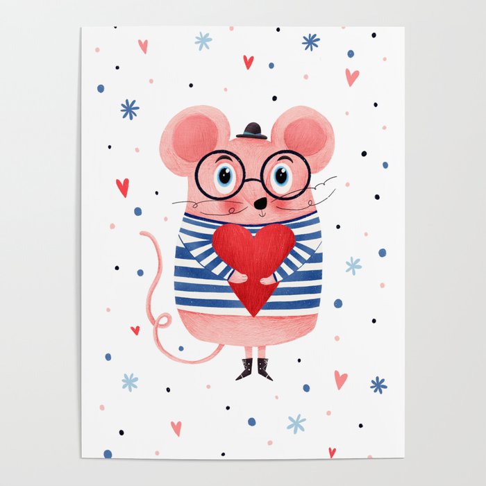 Love you Mouse Poster