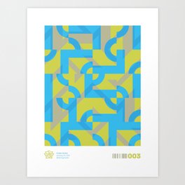 Poster 003 Art Print | Graphicdesign, Pop Art, Geometric, Pattern, Digital, Dannymecler, Grid 
