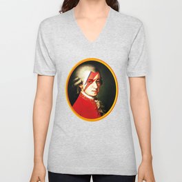 Mozart Bowie V Neck T Shirt