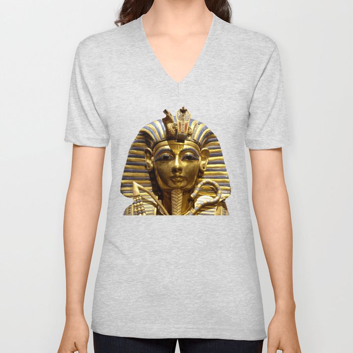 Egypt King Tut V Neck T Shirt