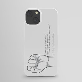 Stay angry, little Meg. iPhone Case