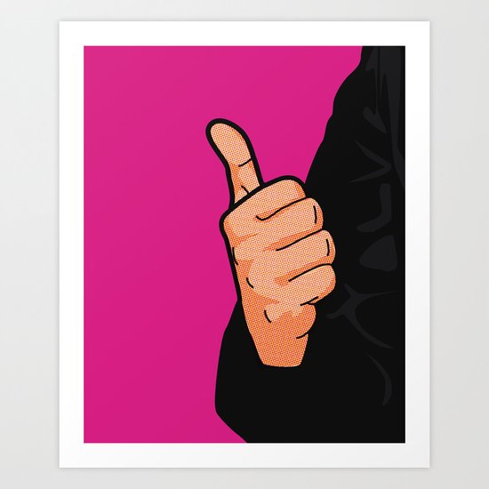 Pop Icon - Fonzie Art Print