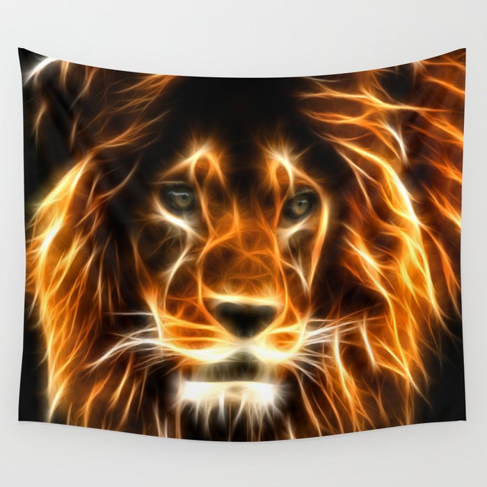 Tapestry lion clearance