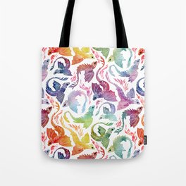 Dragon fire rainbow  Tote Bag
