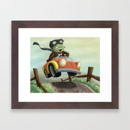 Mr. Toad's Wild Ride Framed Art Print