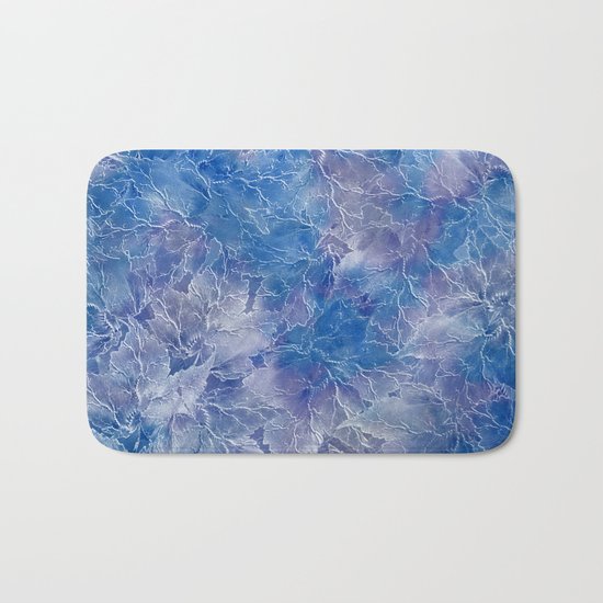 Frozen Leaves 11 Bath Mat