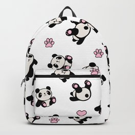 Panda pattern Backpack