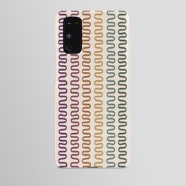 Abstract Shapes 244 in Vintage Rainbow theme (Snake Pattern Abstraction) Android Case