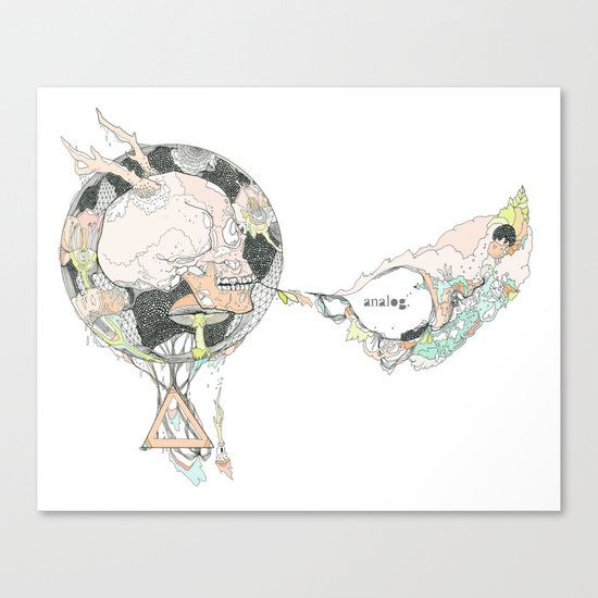 ANALOG (mod) ZINE Canvas Print