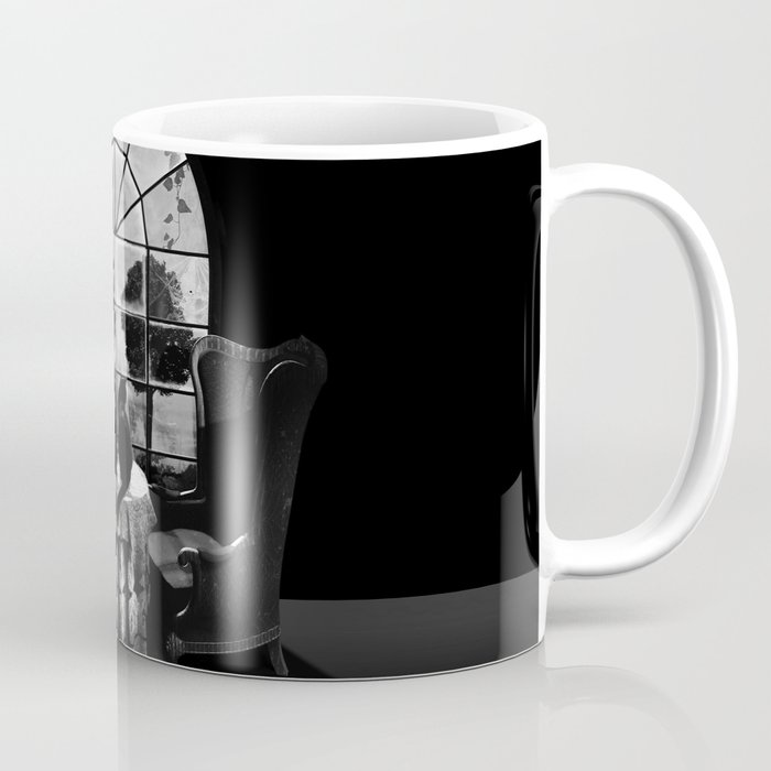 Room Skull B&W Coffee Mug