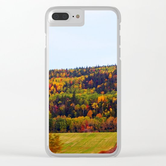Fall Harvest and the Hills Clear iPhone Case