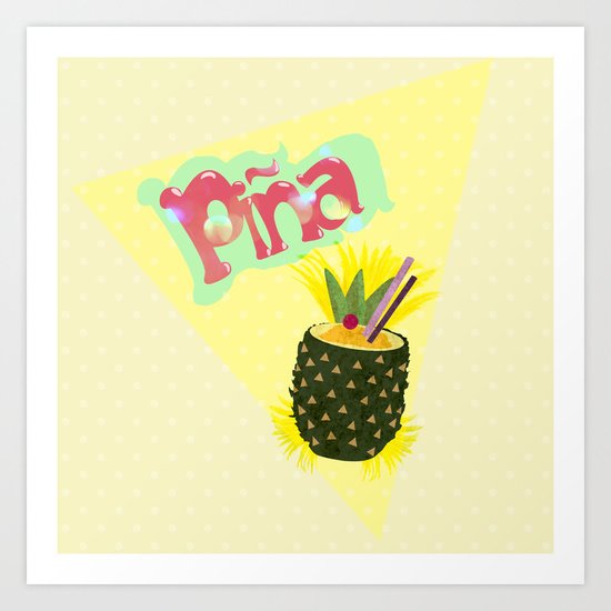 PINEAPPLE Art Print