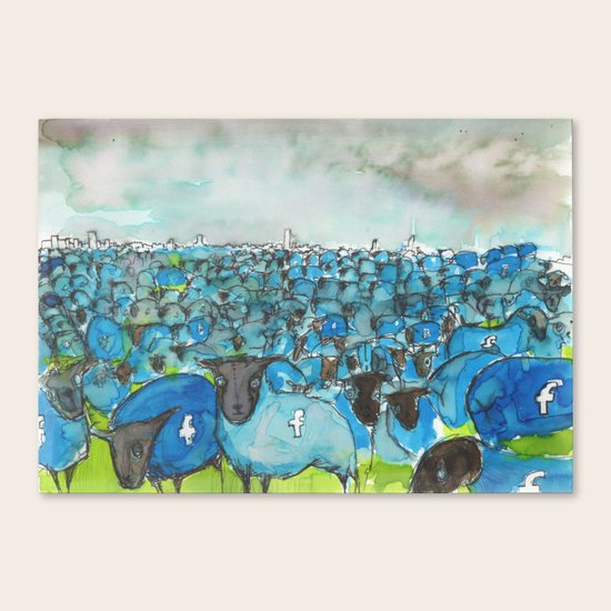 facesheep Canvas Print