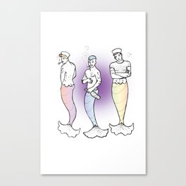 FtM mermen  Canvas Print