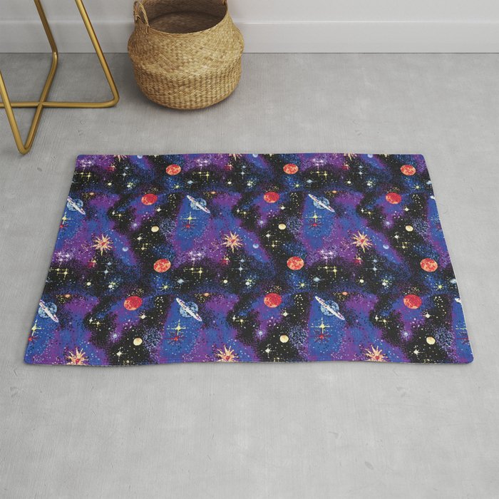 Out of This World Carpet Pattern Rug