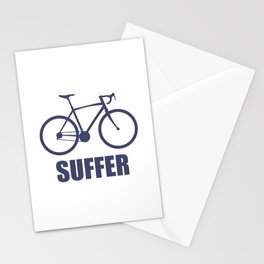 Cycling Suffer Stationery Card