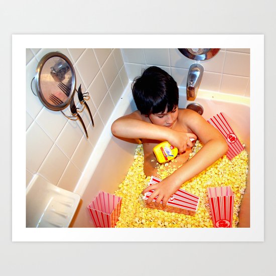 Butter Bath Art Print