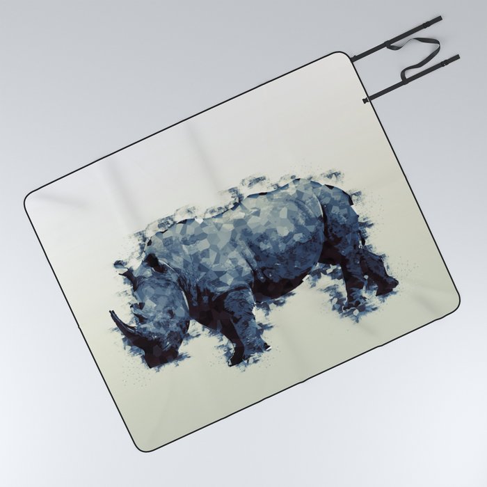 Rhino Picnic Blanket