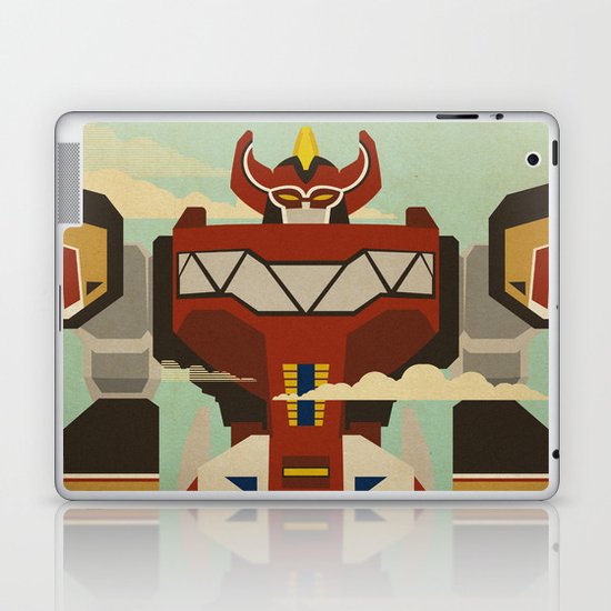 The Mega of the Zords Laptop & iPad Skin