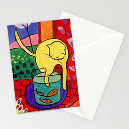 Cat with Red Fish- Henri Matisse Stationery Card