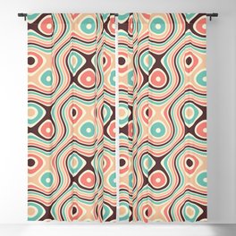 Retro Psychedelic Blackout Curtain