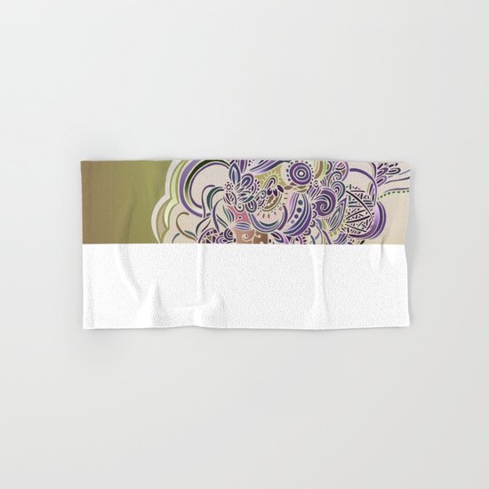 Detailed diagonal tangle Hand & Bath Towel