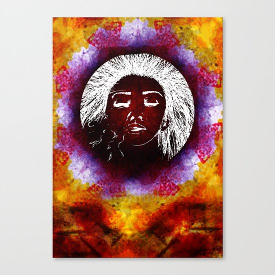 Breathe Kaleidoscope Canvas Print