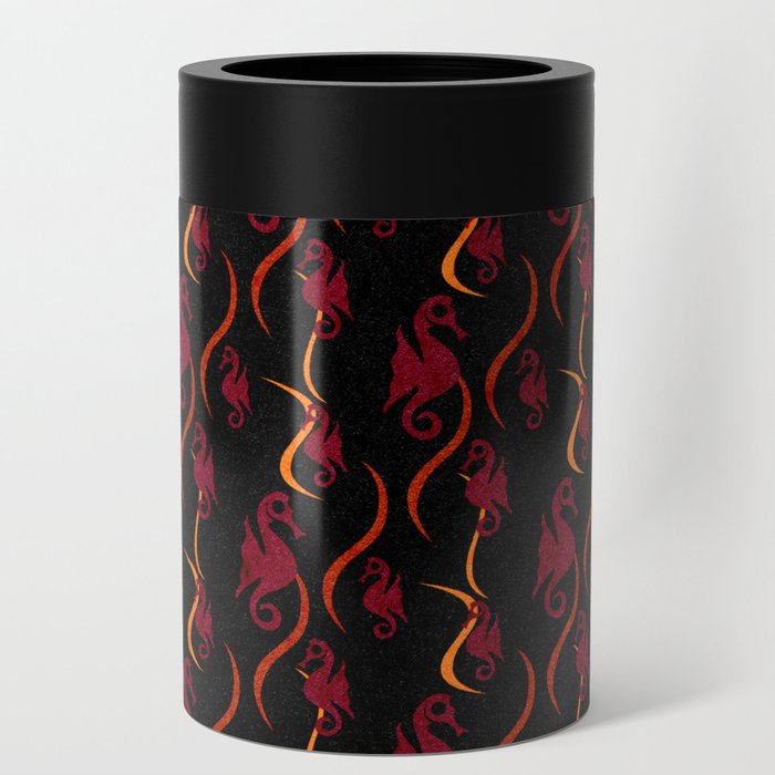 Mod Seahorse Black Can Cooler