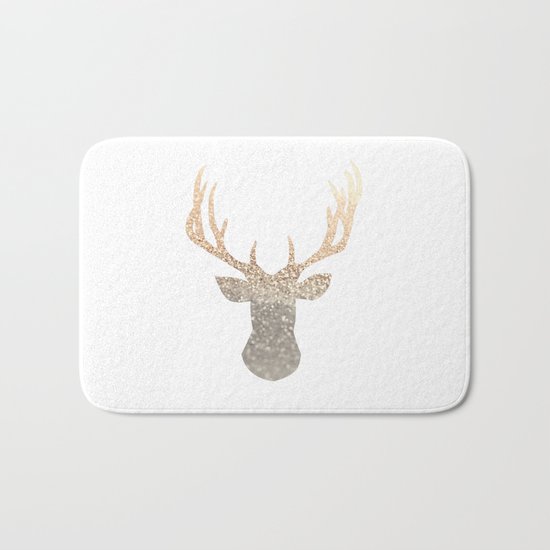 GOLD DEER Bath Mat