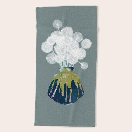 Dandelions Beach Towel