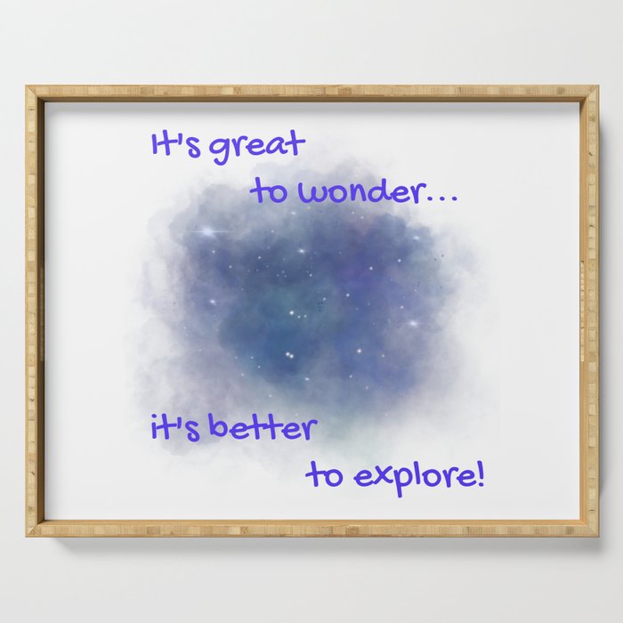 Wonder And Explore Space Serving Tray