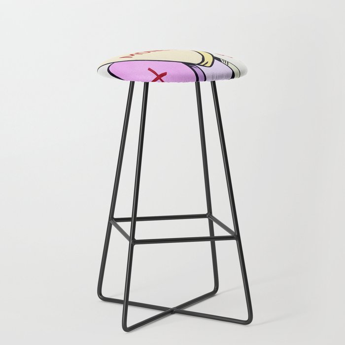 Candy Hearts Bar Stool