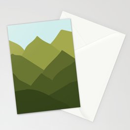 Mountains and Sky Stationery Card