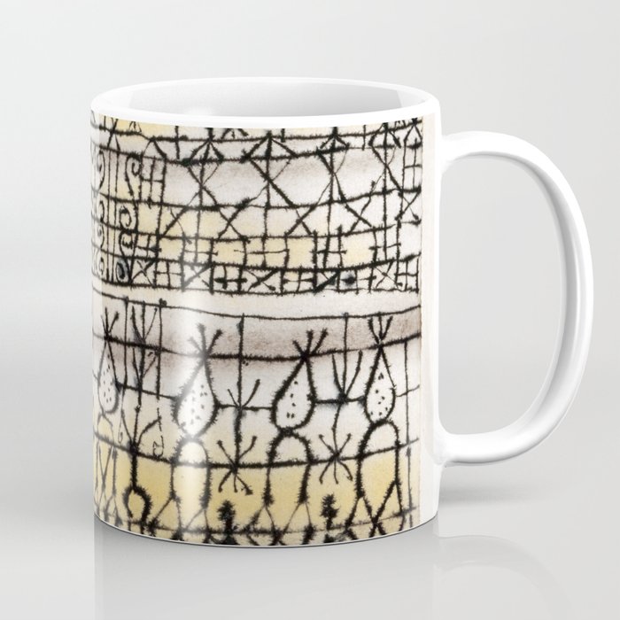 Black and White abstract line art Coffee Mug