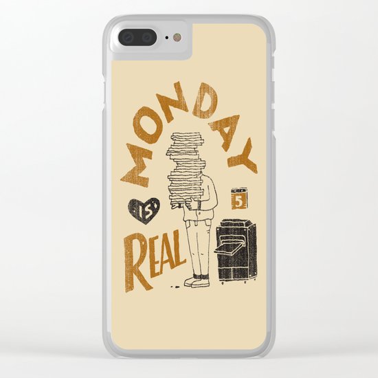 Monday is Real Clear iPhone Case