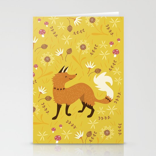 Cute as a Fox Stationery Cards