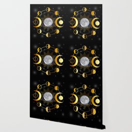 Full moon and triple goddess in hands of Gypsy  Wallpaper