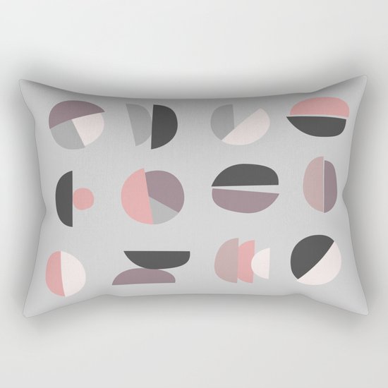 Pastel Geometry 4 Rectangular Pillow