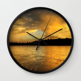when the light turns to gold... Wall Clock