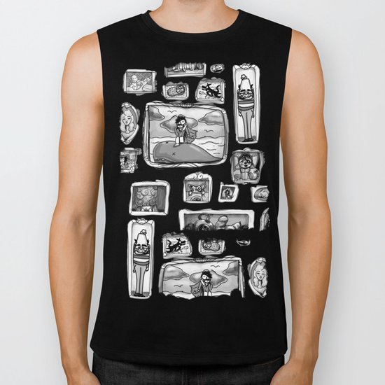 Forever Ancient Moment Immediately Later Yesterday Biker Tank