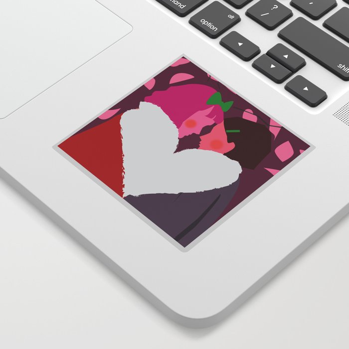 Cozy Couple Valentine or Love Image Sticker