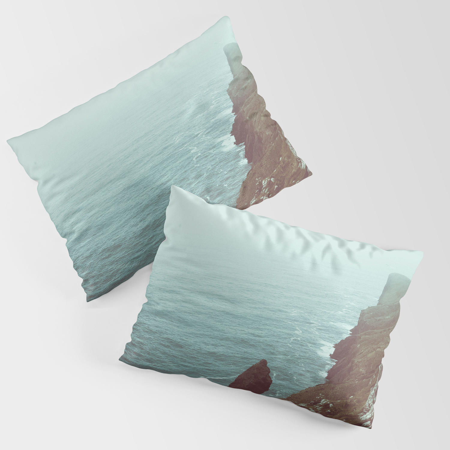 beachy pillow shams