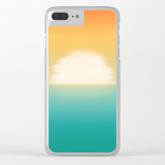 Into the horizon Clear iPhone Case