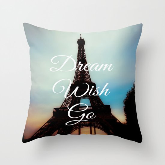 Dream Wish Go Throw Pillow