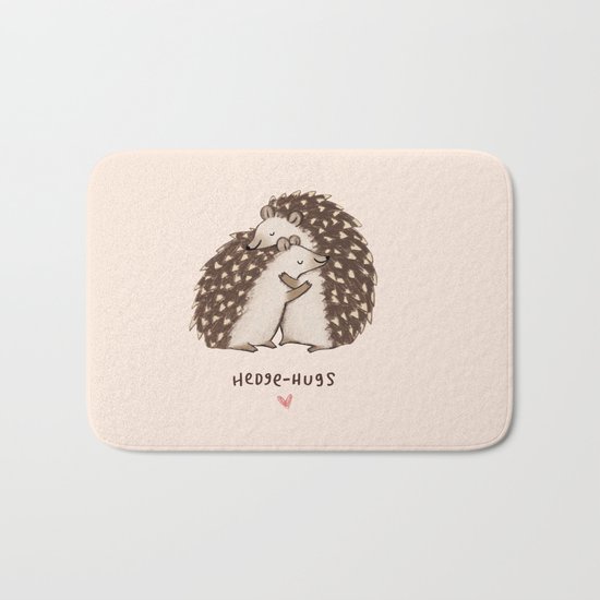 Hedge-hugs Bath Mat