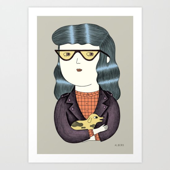 Dog Fan Art Print